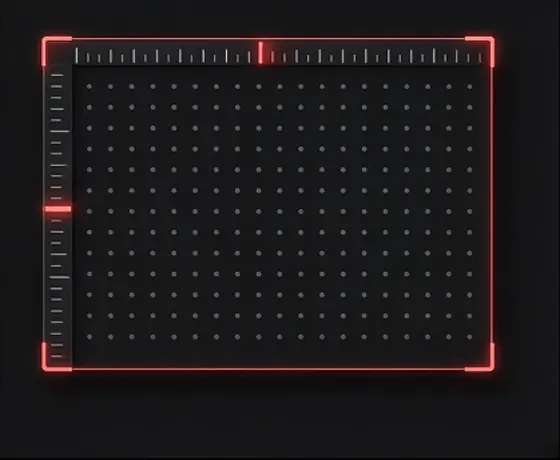 A pixel ruler measuring a thumbnail